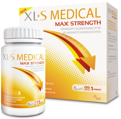 Foto van Xl-s medical max strength 120tb via drogist