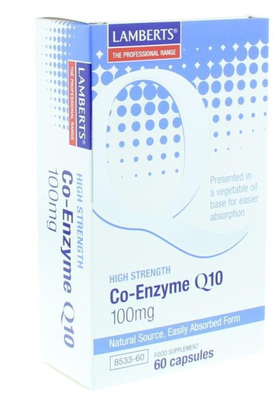 Foto van Lamberts co enzym q10 100 mg 60vc via drogist