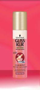 Foto van Gliss kur anti-klitspray color shine & protect 200 ml via drogist