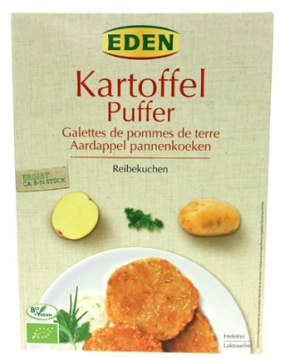 Foto van Eden aardappelpannenkoeken 170gr via drogist