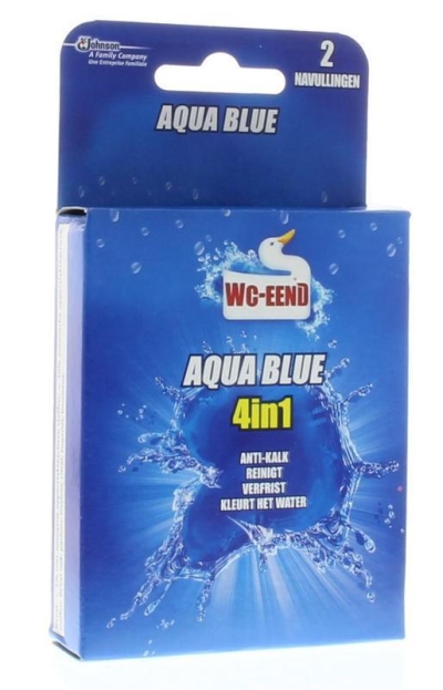 Wc eend blok original blue navul 40 gram 2x40g  drogist