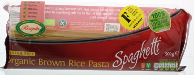 Foto van Rizopia rijst pasta spaghetti 500g via drogist