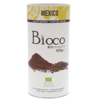 Foto van Bioco mexico koffiebonen 500gr via drogist