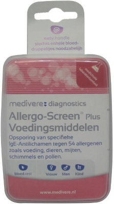 Foto van Medivere allergoscreen voedingsmiddelen plus 1st via drogist