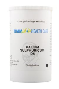 Foto van Timm health care kalium sulf d6 6 300tab via drogist