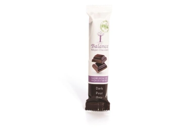 Foto van Balance chocolade reep puur 35g via drogist