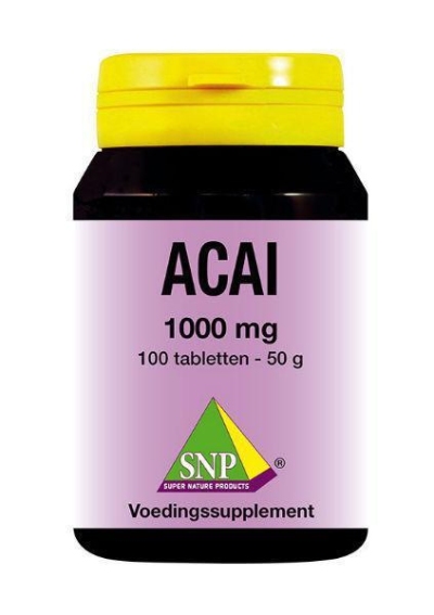 Foto van Snp acai 1000 mg 100tb via drogist