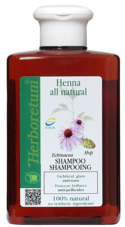 Foto van Herboretum henna all natural henna all natural shampoo anti roos 300ml via drogist