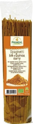 Foto van Primeal organic spaghetti tarwe quinoa curry 500g via drogist