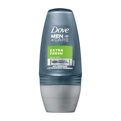 Foto van Dove deoroller for men extra fresh 50ml via drogist