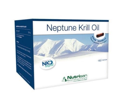 Foto van Nutrisan neptune krill oil 180sft via drogist