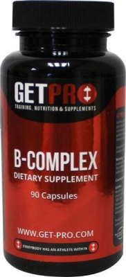 Foto van Getpro vitamine b complex 90ca via drogist