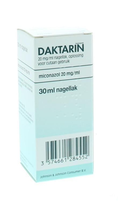 Foto van Daktarin nagellak 20mg miconazol 30ml via drogist