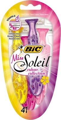Bic miss soleil color collection scheermesjes 4st  drogist