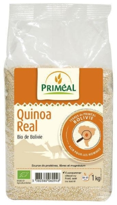 Foto van Primeal quinoa real 1kg via drogist