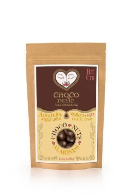 Foto van Chocodelic choco nuts almond 70g via drogist