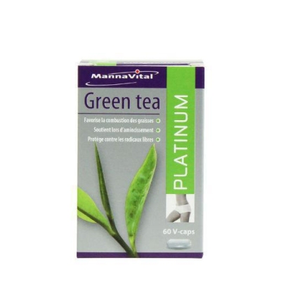 Mannavital green tea platinum 60vc  drogist