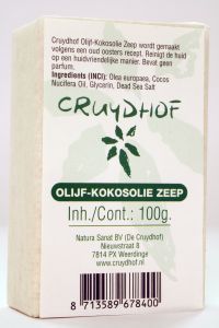 Cruydhof olijf / kokosoliezeep 100g  drogist