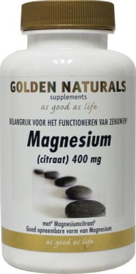 Golden naturals magnesium 400mg 60tab  drogist