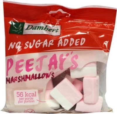 Foto van Damhert peejays marshmallows 75g via drogist