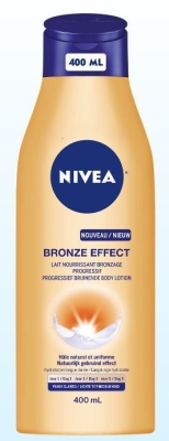 Foto van Nivea bodylotion bronze lichte huid 400ml via drogist