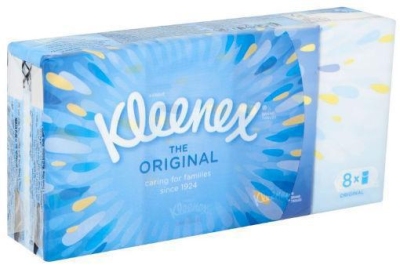 Foto van Kleenex family zakdoekjes 8x9 st via drogist