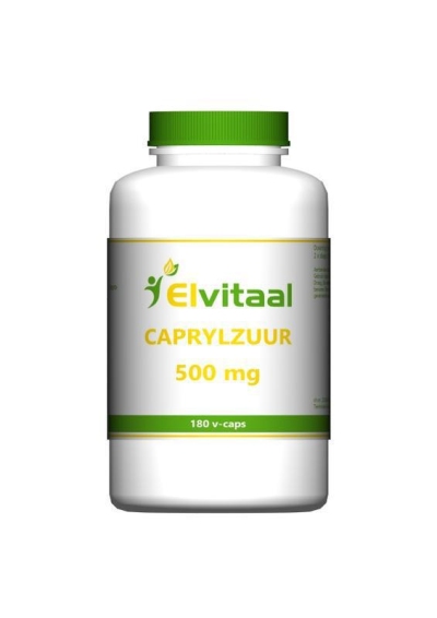 Elvitaal caprylzuur 500 mg 180vc  drogist