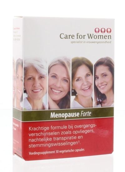 Foto van Care for women menopause forte 30c via drogist
