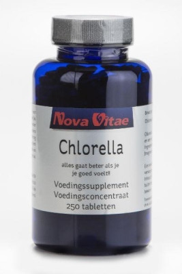 Foto van Nova vitae chlorella 500 mg 250tb via drogist