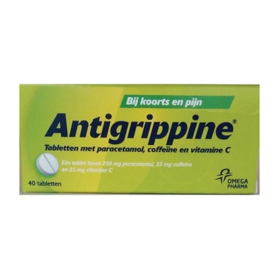 Foto van Antigrippine tabletten 40st via drogist