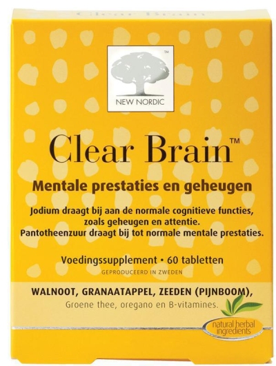 New nordic clear brain 60tb  drogist