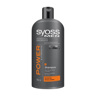 Foto van Syoss shampoo power & strength men 500 ml via drogist