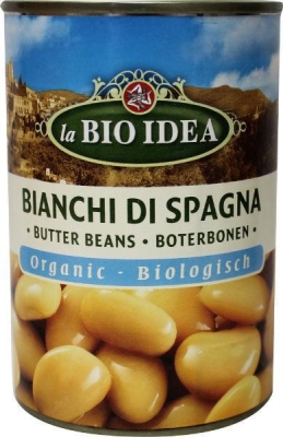 Foto van Bioidea boterbonen limabonen 400g via drogist