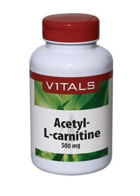 Foto van Vitals acetyl-l-carnitine 500 mg 60vcap via drogist