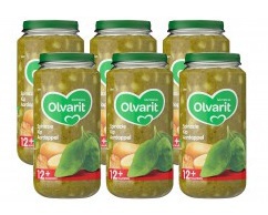 Foto van Olvarit 12m07 spinazie kip aardappel 6 x 250g via drogist