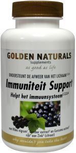 Foto van Golden naturals immuniteits weerstandboost 60cap via drogist