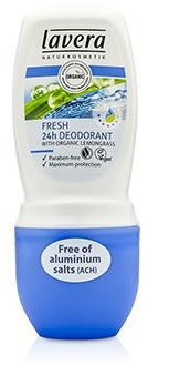 Foto van Lavera deodorant roll-on fresh 24h lemongrass 50ml via drogist