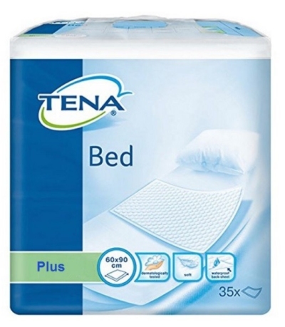 Foto van Tena bed onderlegger plus 60 x 90 cm 35st via drogist