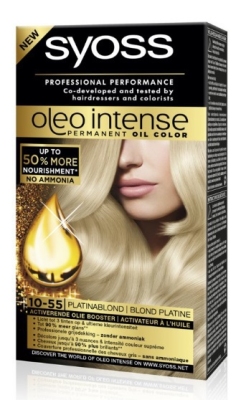 Foto van Syoss color oleo intense 10-55 platina blond 1st via drogist