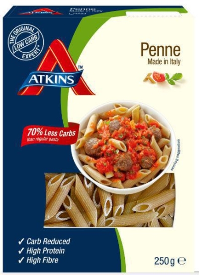 Foto van Atkins cuisine pasta penne 250g via drogist