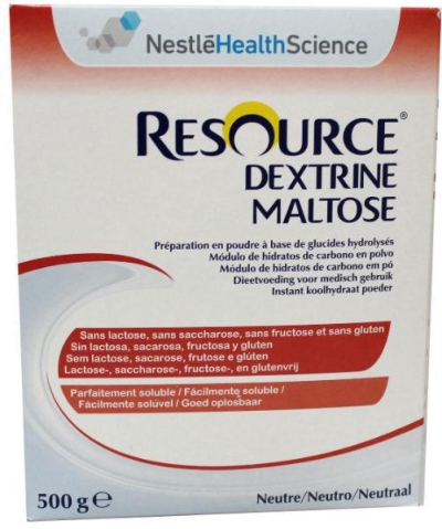 Foto van Resource dextrine maltose 500g via drogist