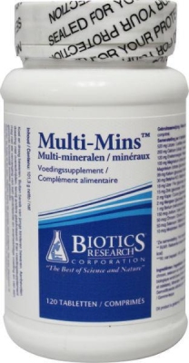 Foto van Biotics multi mins 120tab via drogist