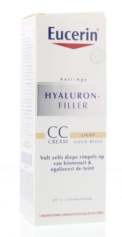 Eucerin hyaluron filler dagcreme cc cream light 50ml  drogist