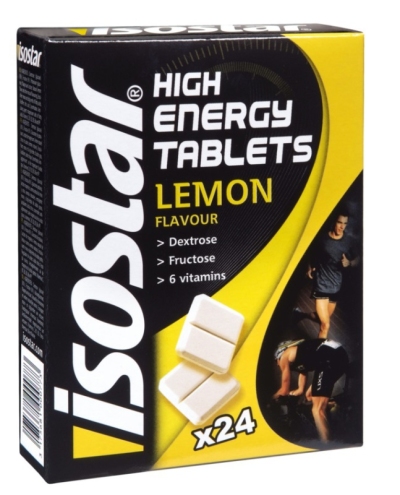 Foto van Isostar energy tabs lemon 12 x 96g via drogist