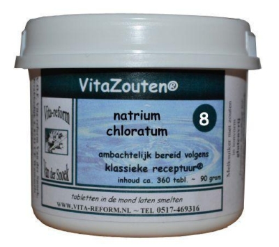 Vita reform van der snoek natrium muriaticum/chloratum celzout 8/6 360tab  drogist