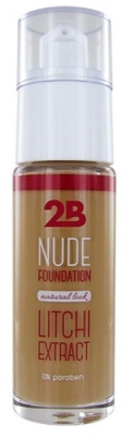 2b foundation nude litchi 03 sunny tan 1st  drogist