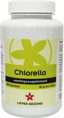 Foto van Liever gezond chlorella complex 300tab via drogist