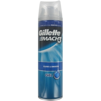 Gillette scheergel mach3 close & smooth 200ml  drogist