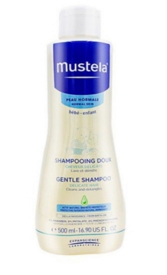 Foto van Mustela zachte baby shampoo 500ml via drogist