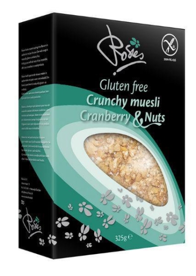 Rosies crunchy cranberry nuts 325g  drogist